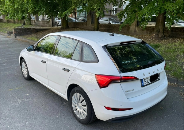 Skoda Scala cena 56000 przebieg: 77600, rok produkcji 2019 z Zabrze małe 67